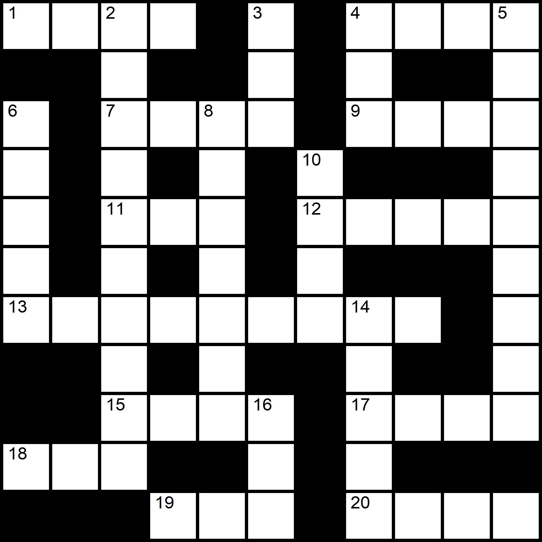 simple-crossword-puzzles