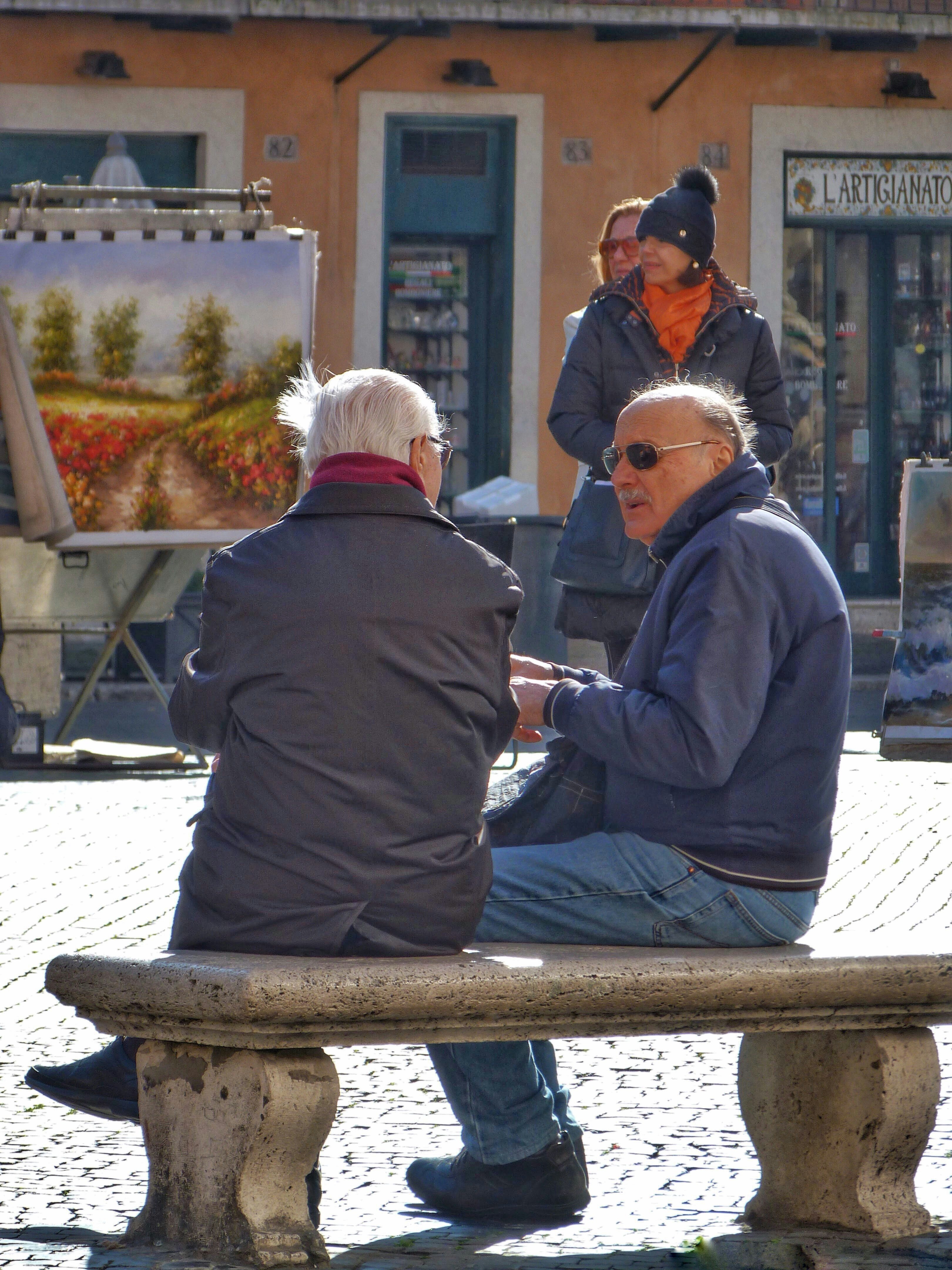 two elder men