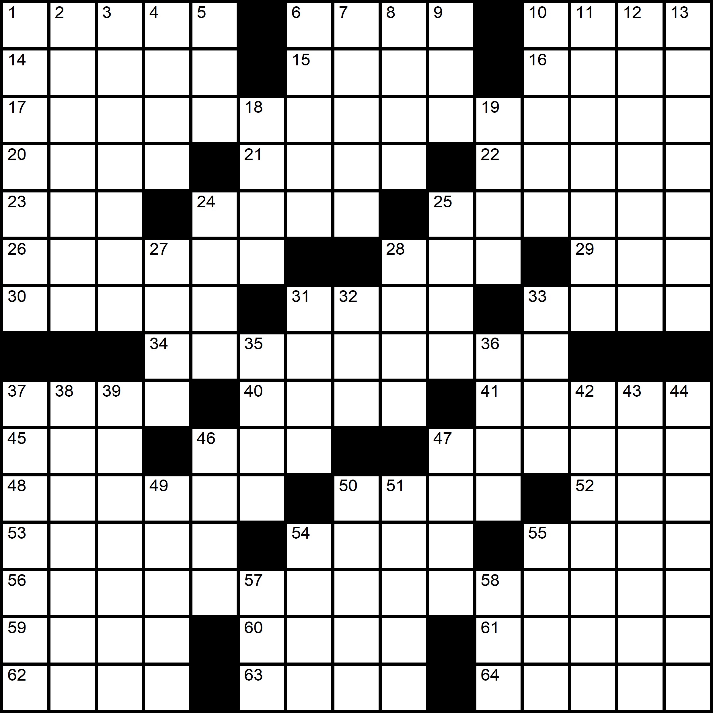 Indyword Crossword Friday June 14 2024 picture of the crossword puzzle