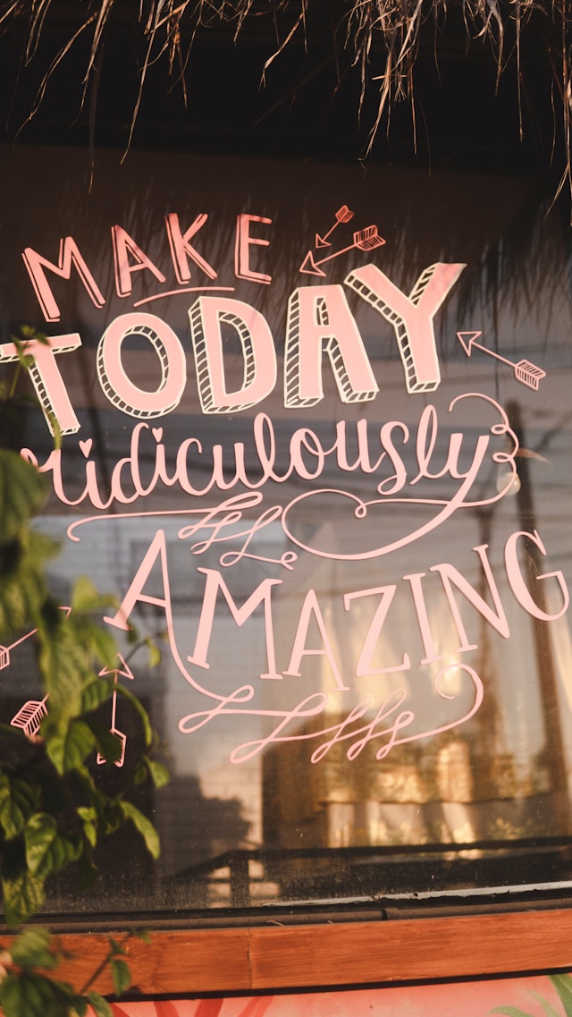 Make today ridiculously amazing